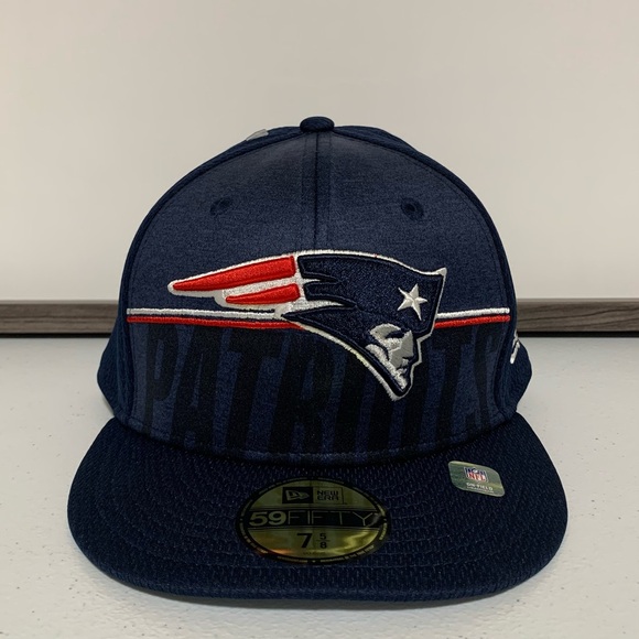 New England Patriots New Era Navy 2023 NFL Training Camp 59FIFTY Fitted Hat - Picture 1 of 9